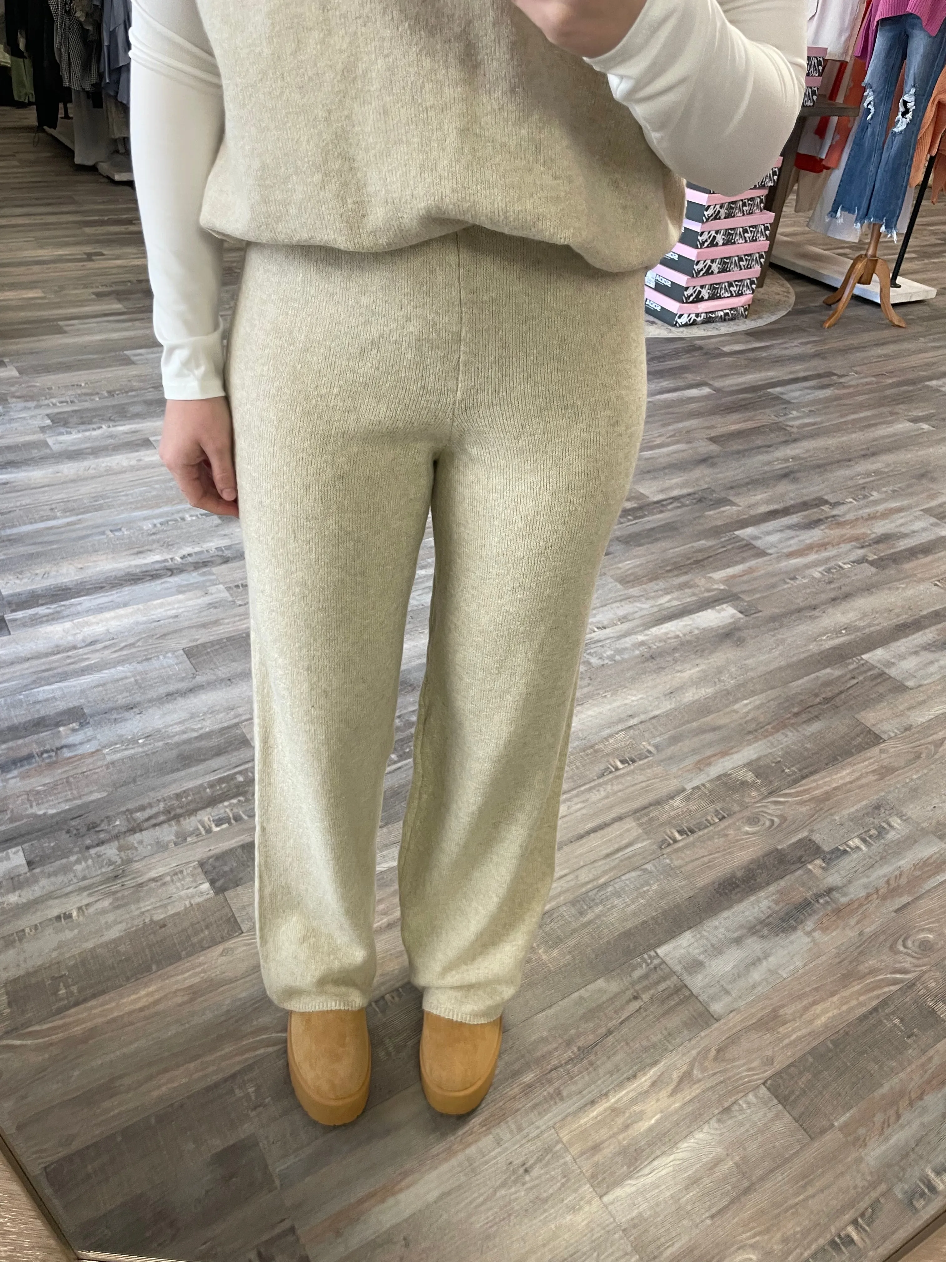 Sweater Pants - Oatmeal