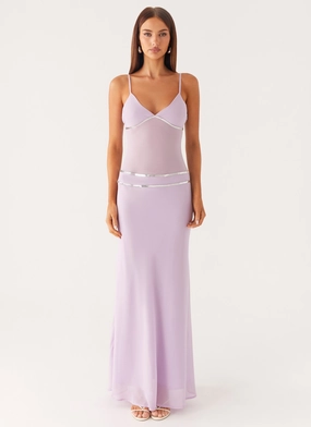 Street Mode MoistureWickingTechnology Sweet On You Maxi Dress - Lavender