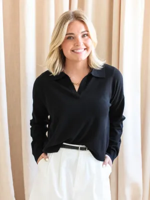 Sydney Polo - Black StretchFit Design