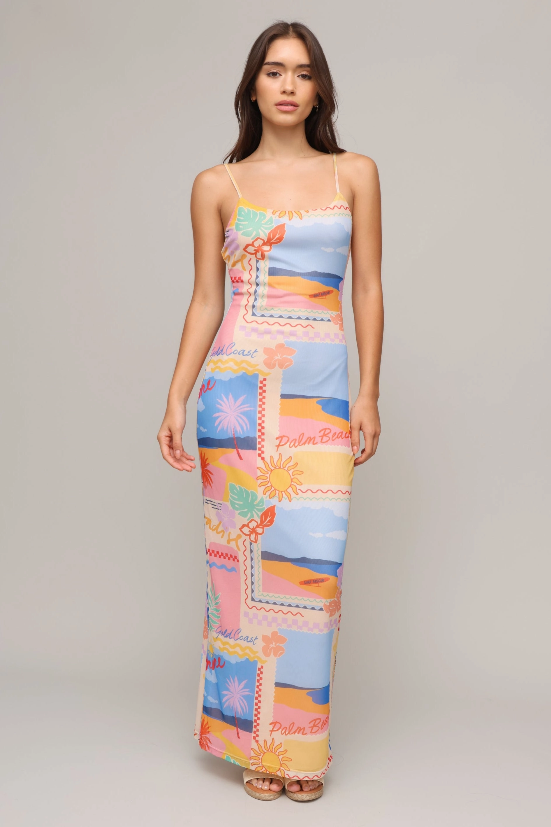 Sleek Feel Relaxed Fit Playa Maxi Dress