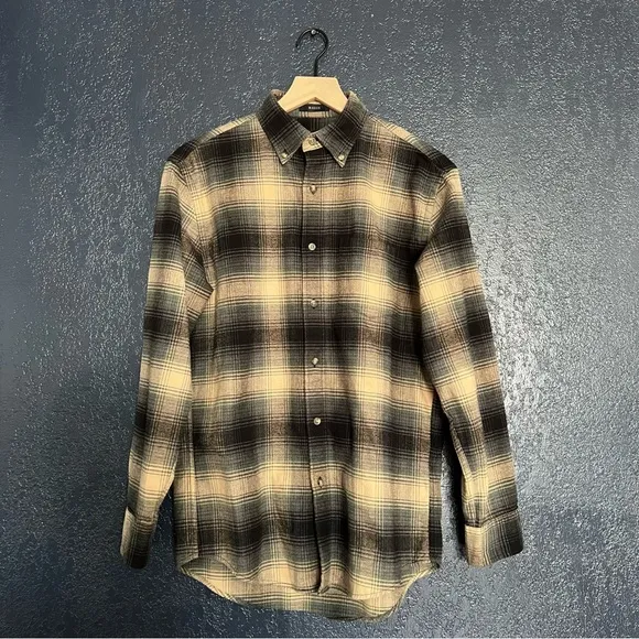 SzS Pendleton Men's Long Sleeve Mason Flannel Button Down Shirt