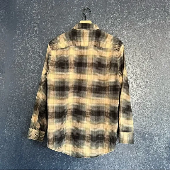 SzS Pendleton Men's Long Sleeve Mason Flannel Button Down Shirt