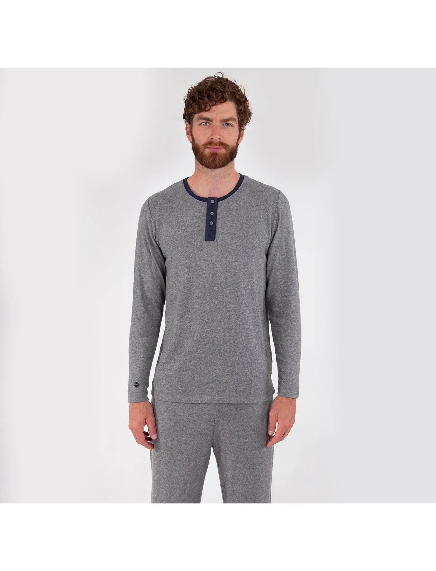 T-shirt manches longues Homme Gris