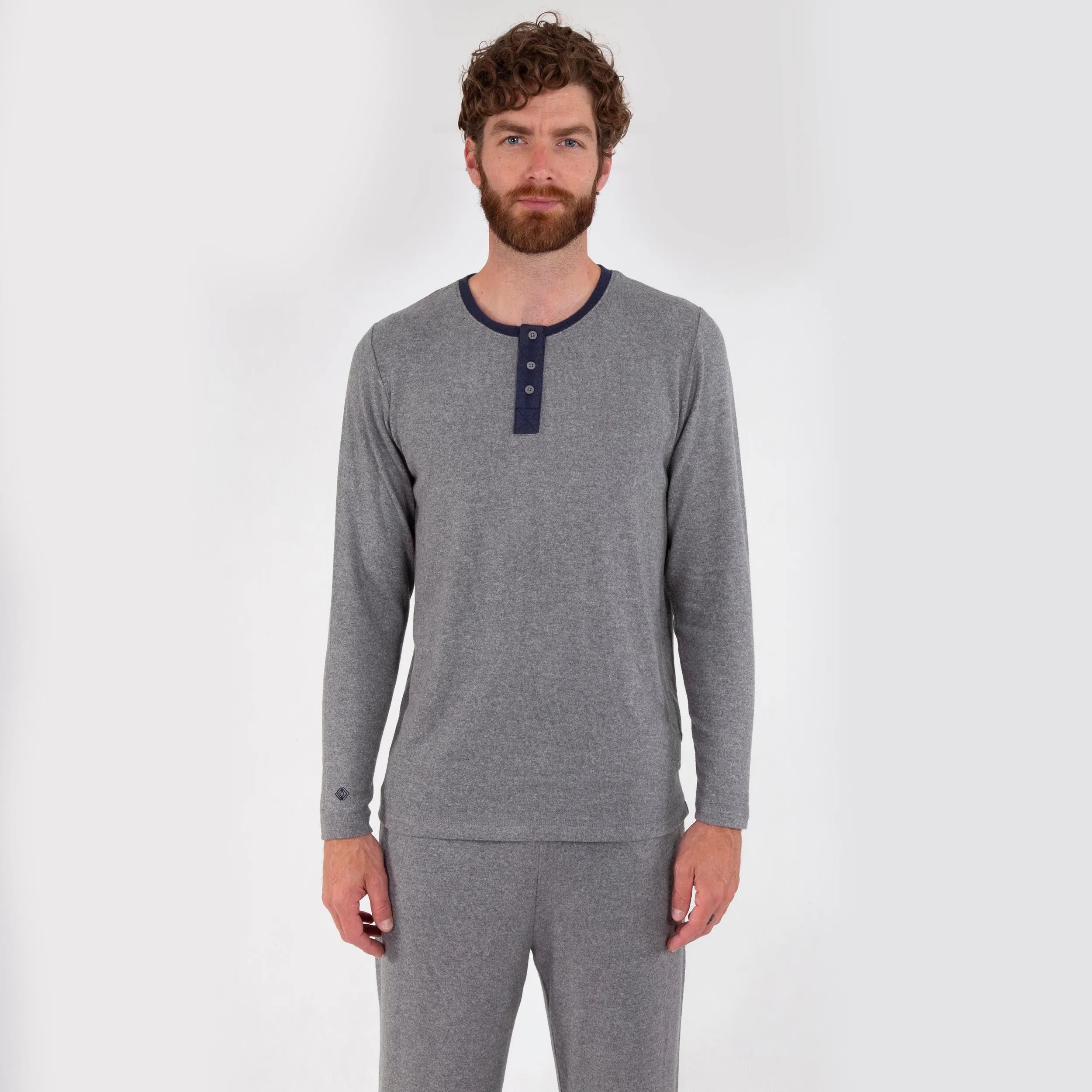 T-shirt manches longues Homme Gris