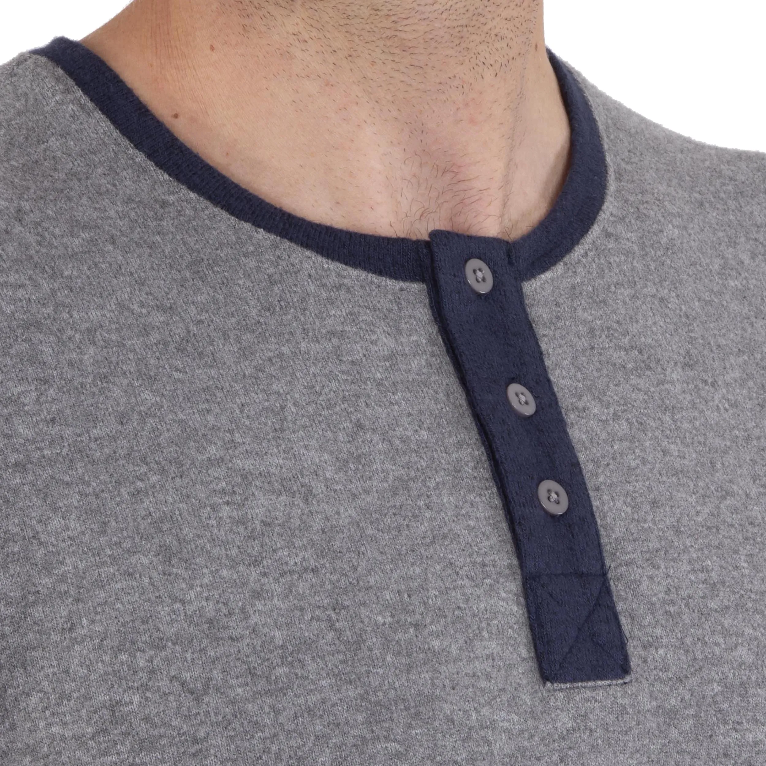 T-shirt manches longues Homme Gris