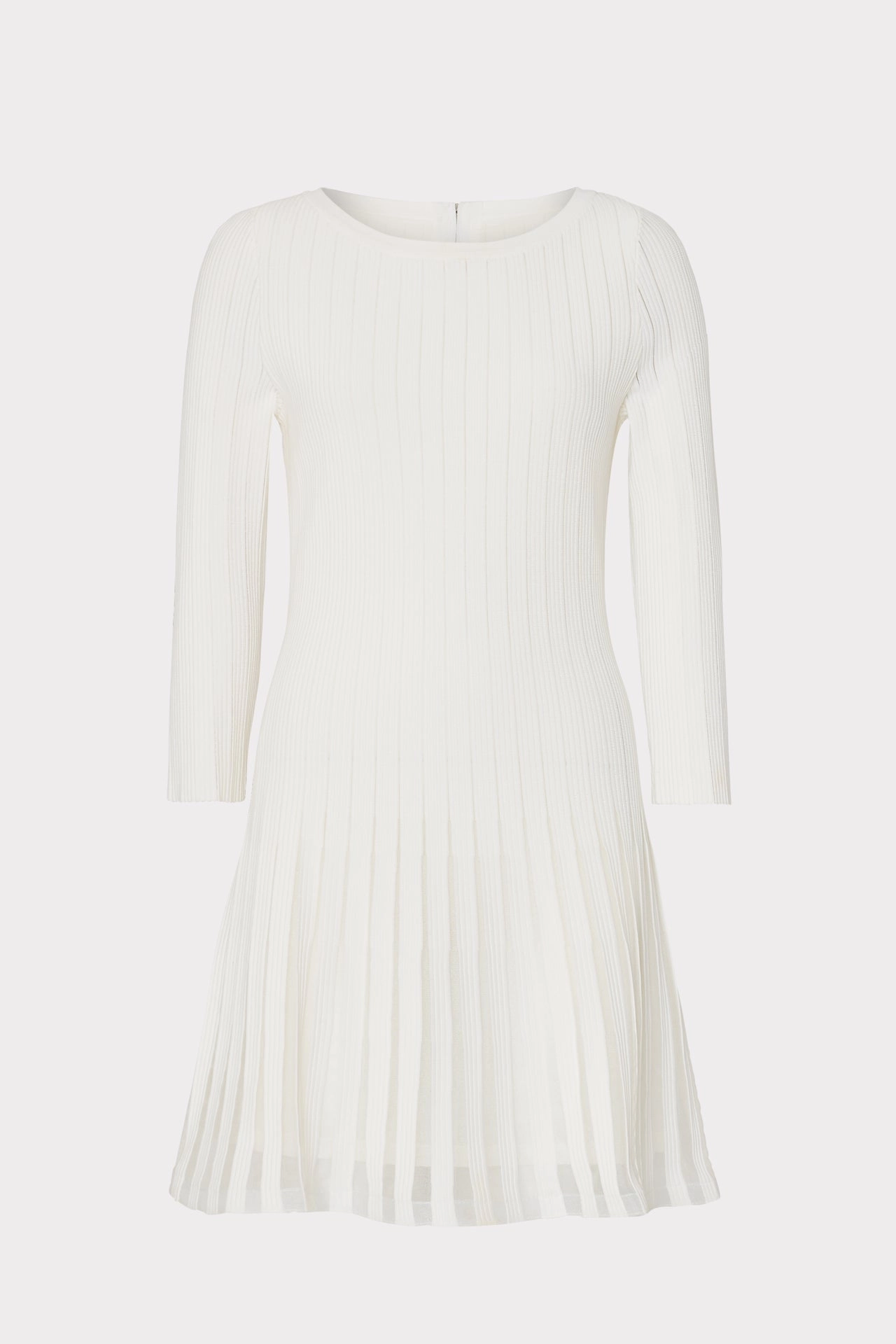 Tabitha Sheer Godet Mini Dress Form Flow Neutral Form