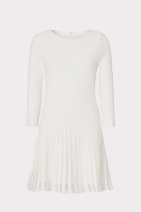 Minimal Harmony Cozy Touch Tabitha Sheer Godet Mini Dress