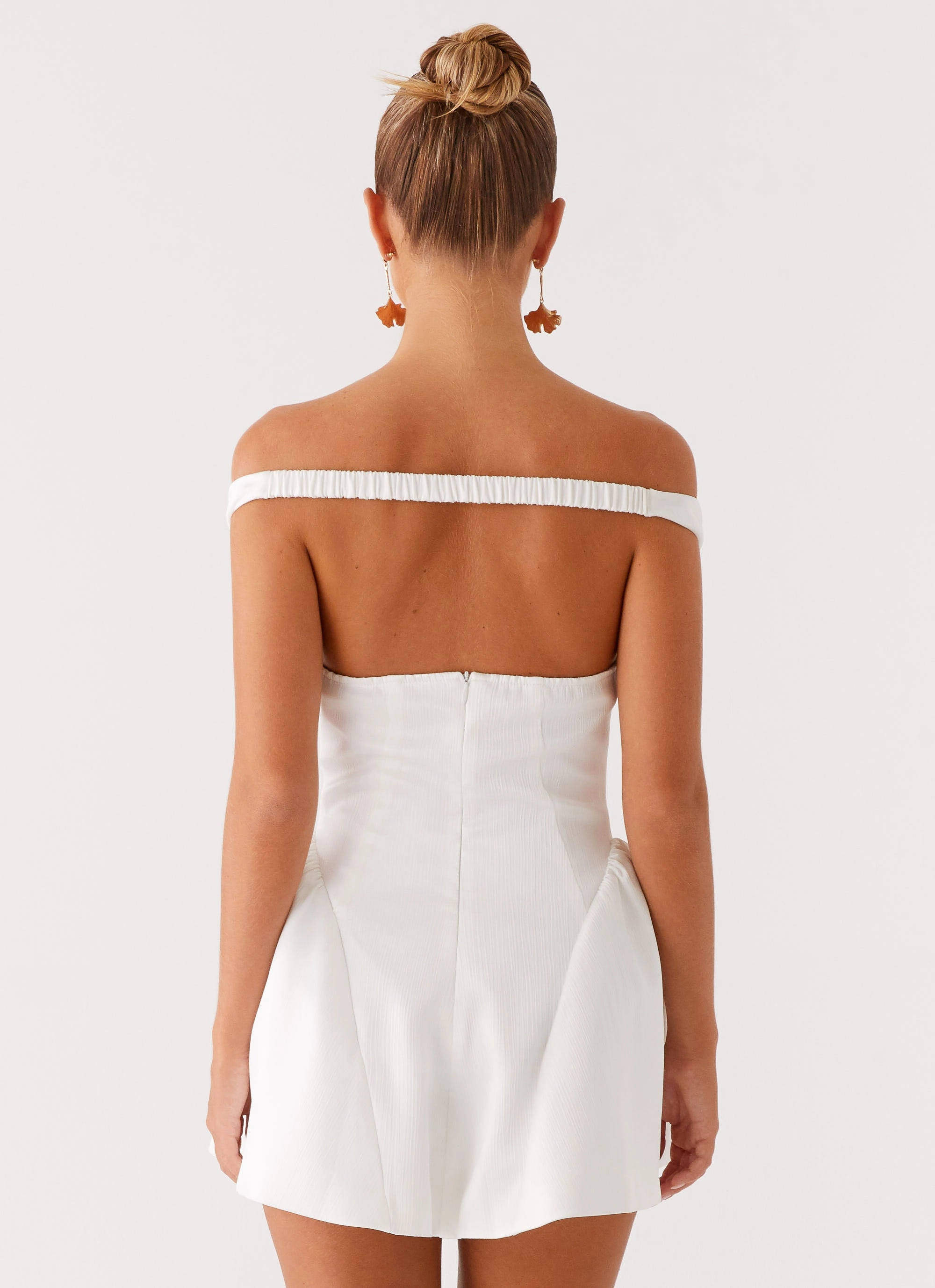 Ultra Comfort Cavella Mini Dress - White