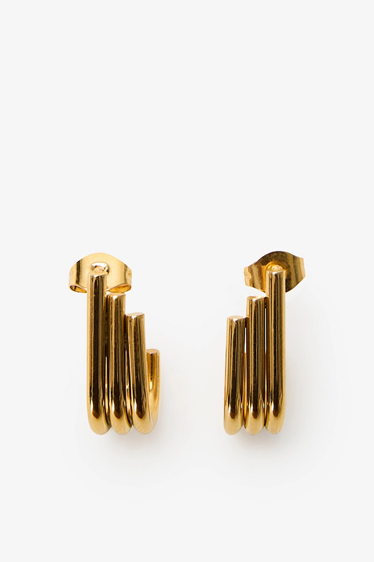 Double Layered Hood Assembly Johannes Earrings