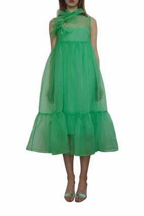 Mae Dress - Celadon Contemporary Fit