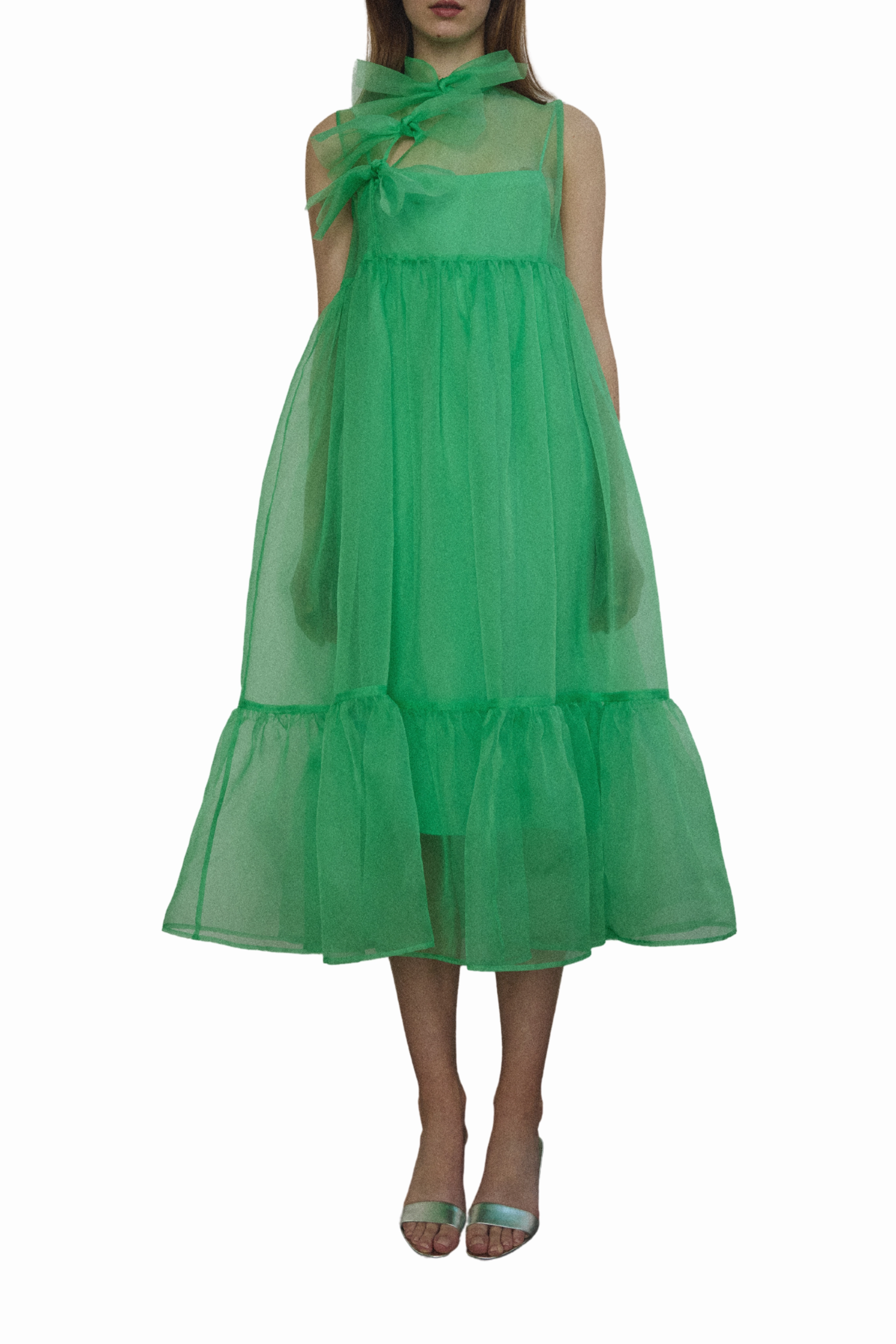Mae Dress - Celadon Contemporary Fit