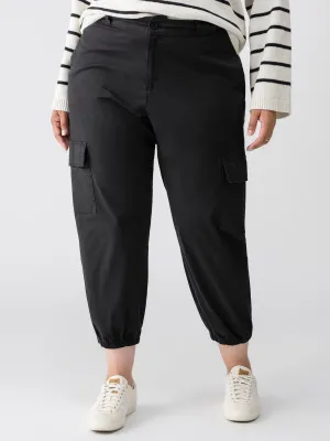 Low Rise Fit Take Over Jogger Mid-Rise Pant Black Extended Sizing