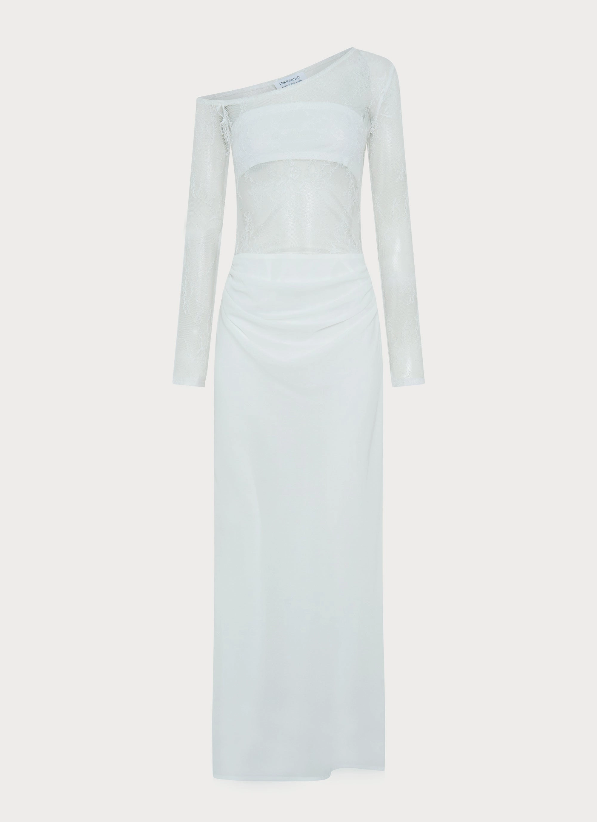 Take Your Time Maxi Dress - White Neutral Look