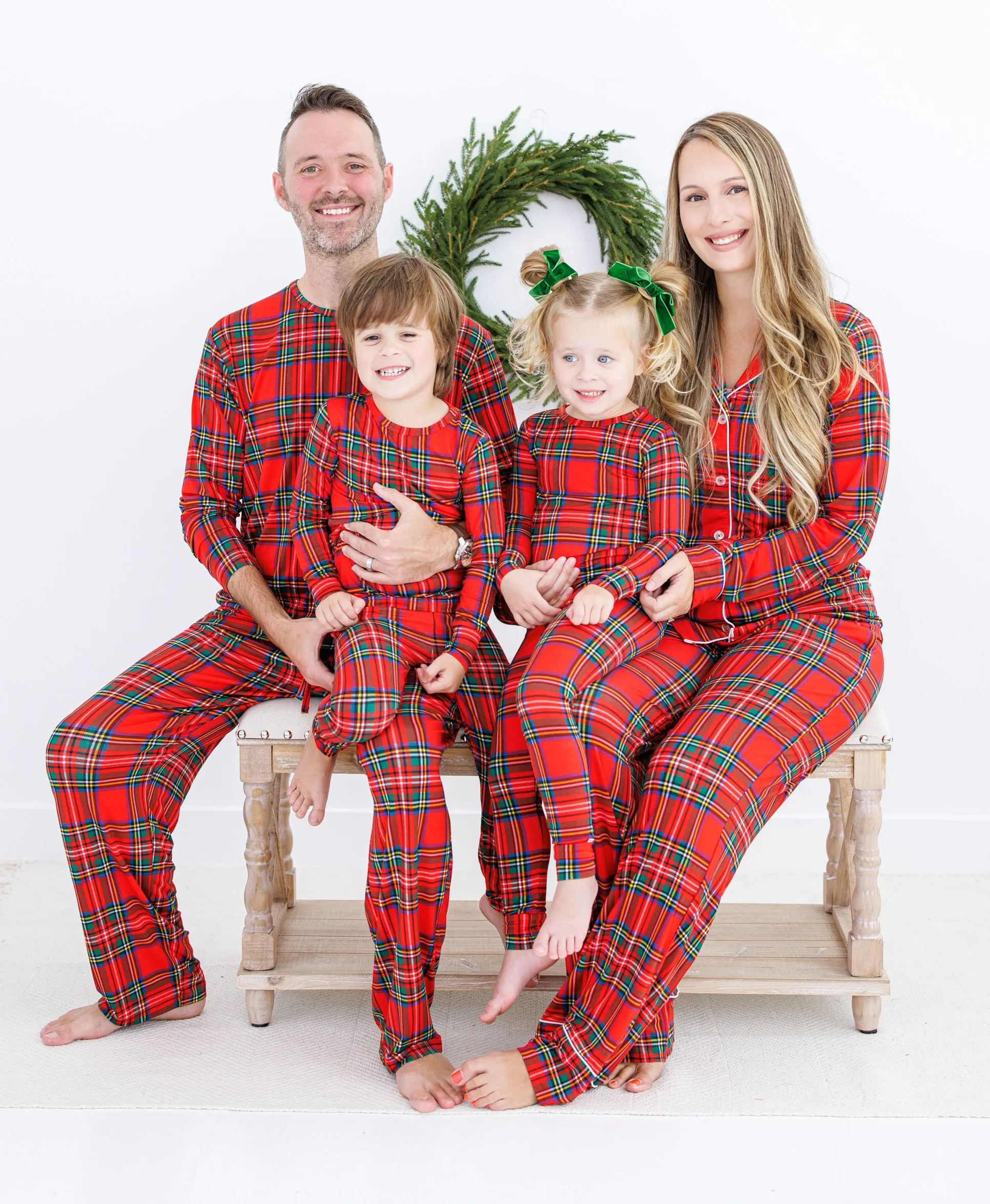Tartan Plaid Men's Lounge Set