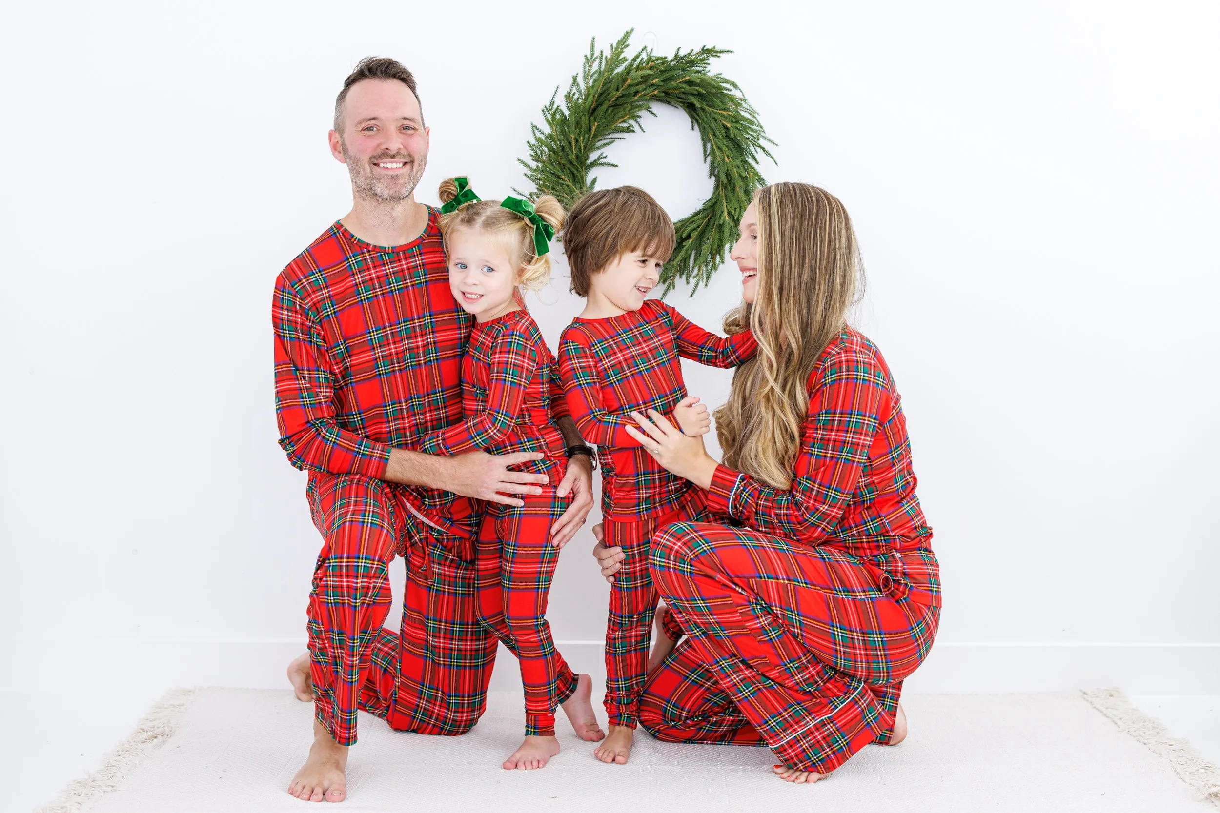 Tartan Plaid Men's Lounge Set
