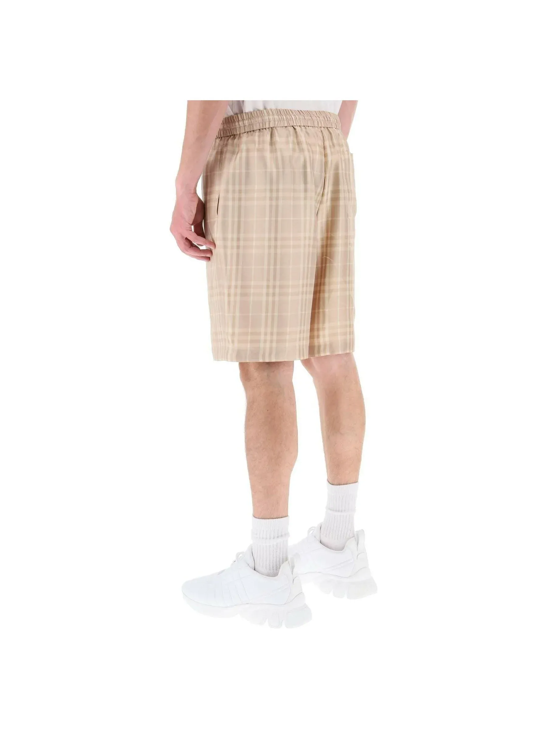 Tartan Silk Shorts