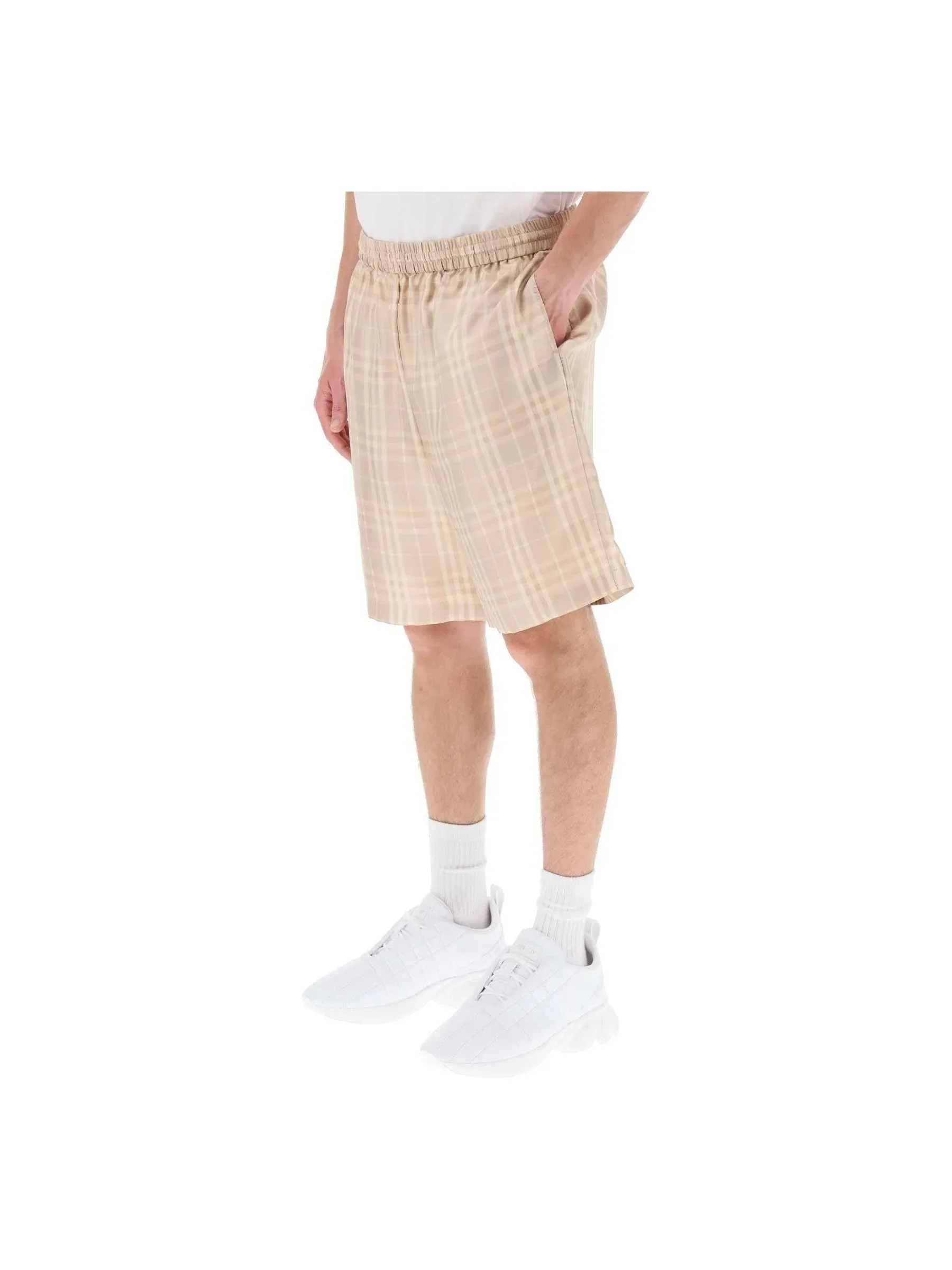 Tartan Silk Shorts