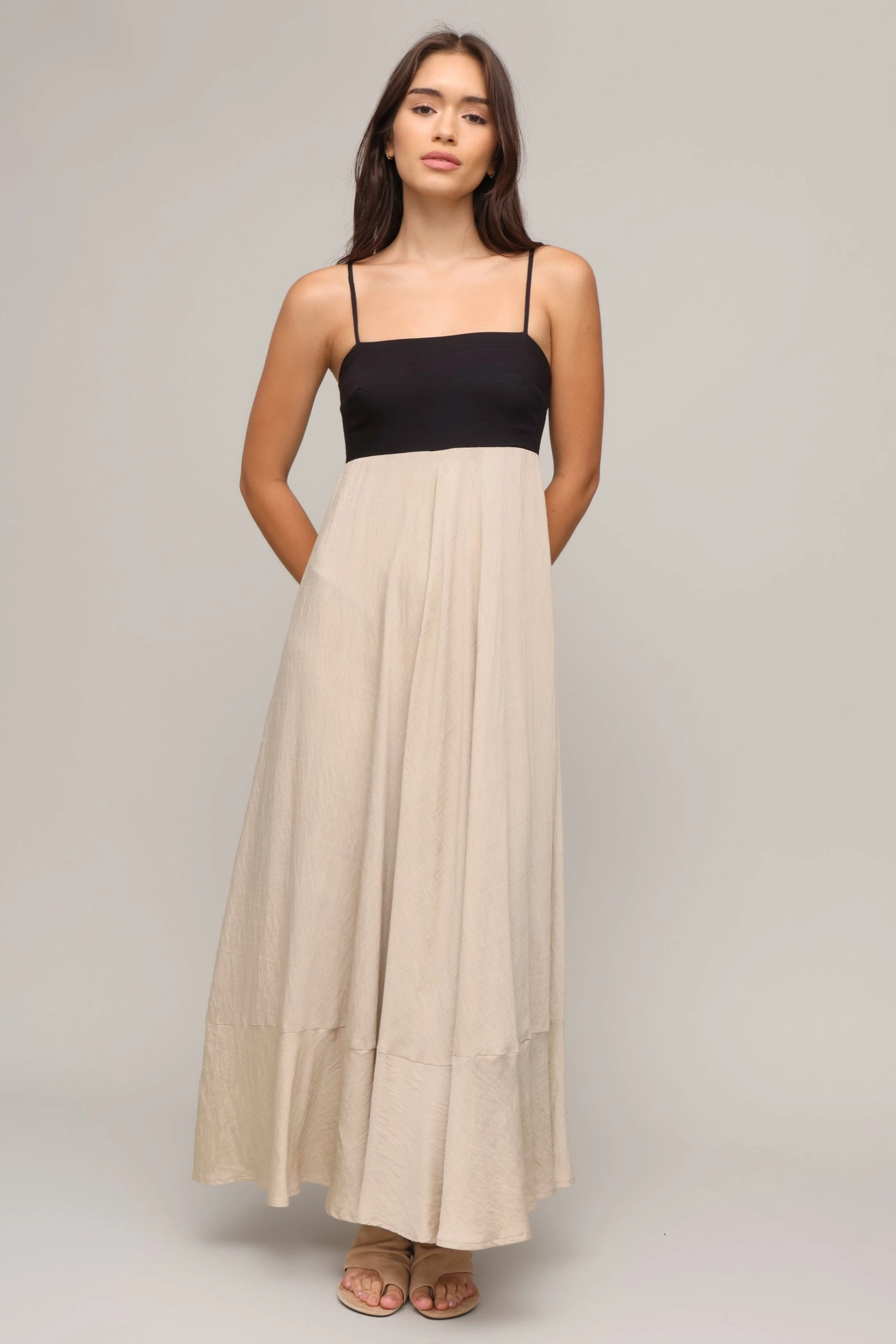 Chill Moment Tate Colorblock Maxi Dress