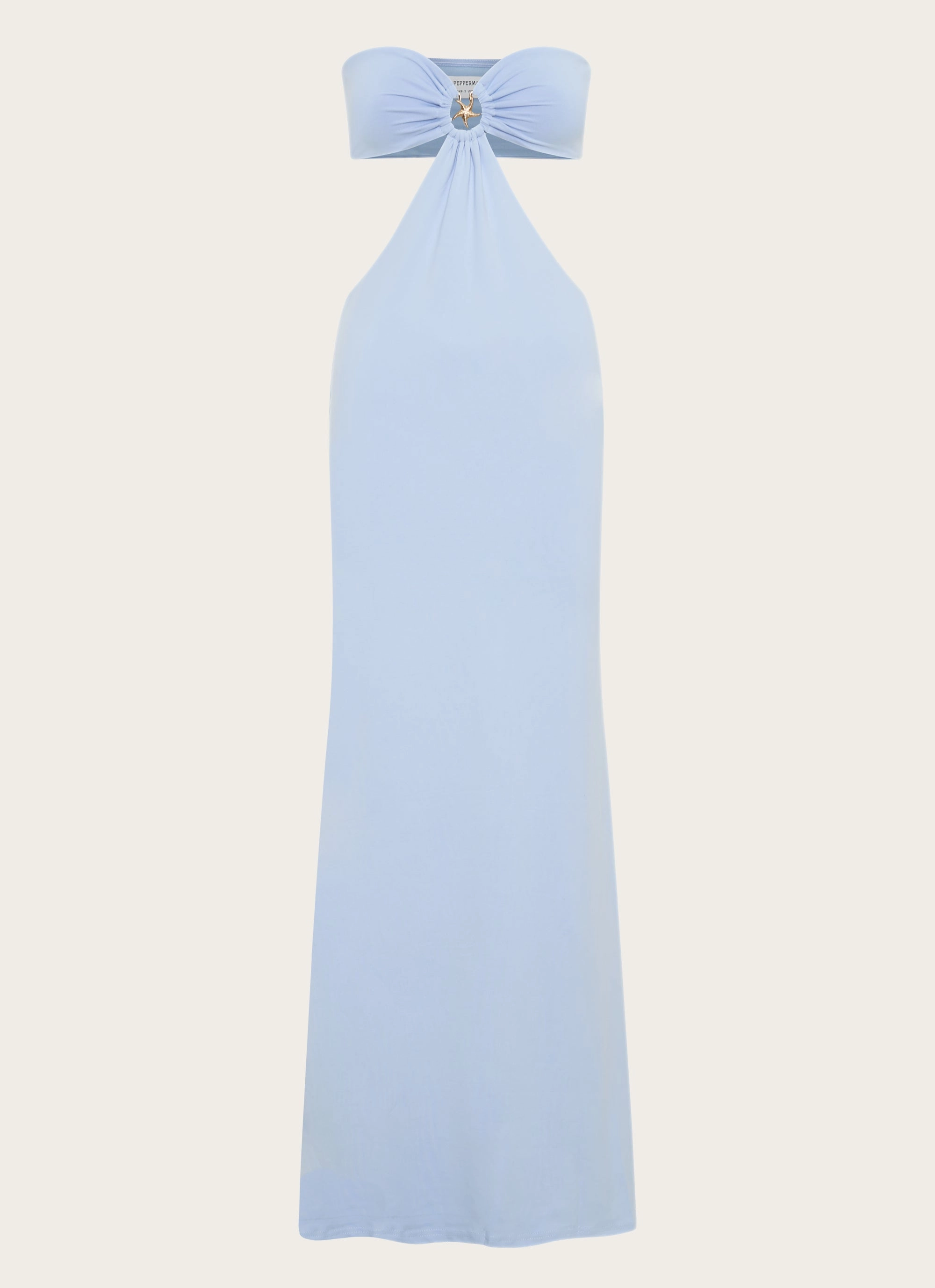 Tatiana Maxi Dress - Blue Silky-Feel