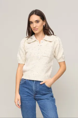 Flexible Knit Sweater Polo