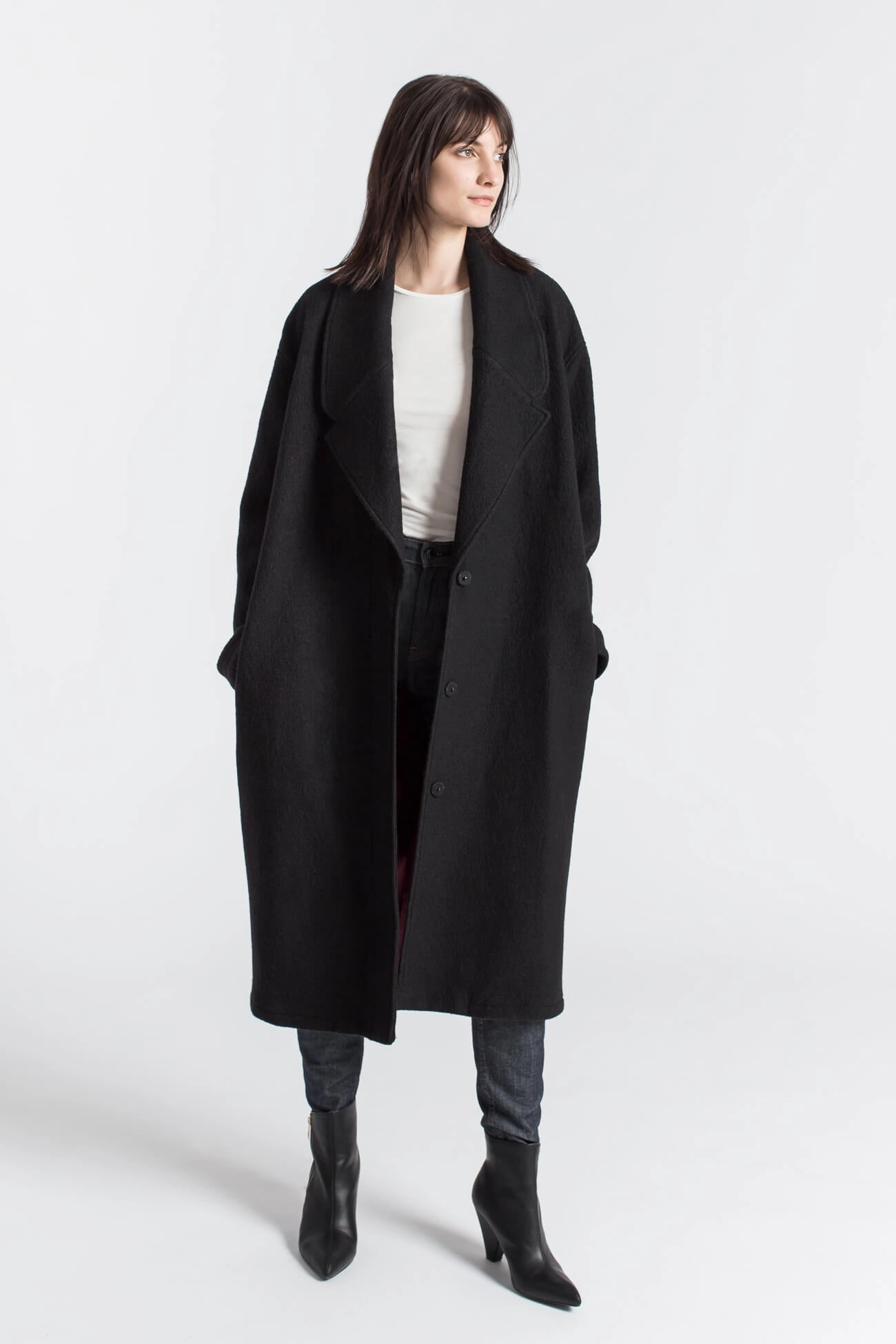 Brushed Microfiber Surface Elizabeth Coat