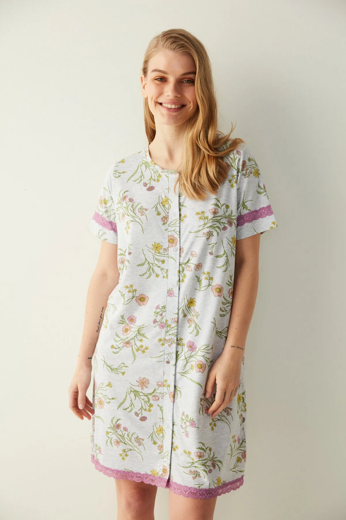 Terra Flower Patterned