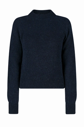 Non Chafing Seams Texas Sweater in Navy