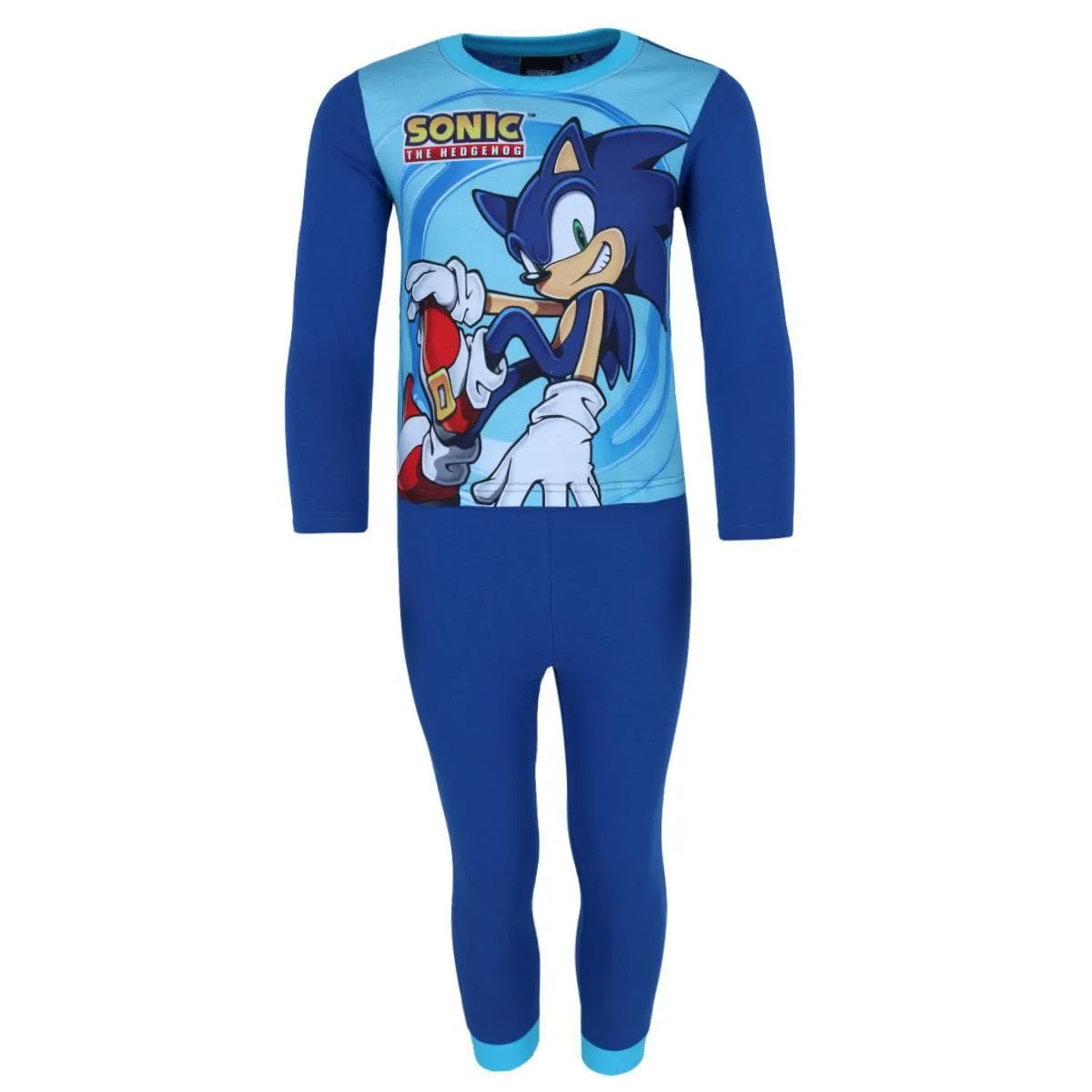 Textiel Trade Boys Sonic The Hedgehog Long Sleeve Pajama Set