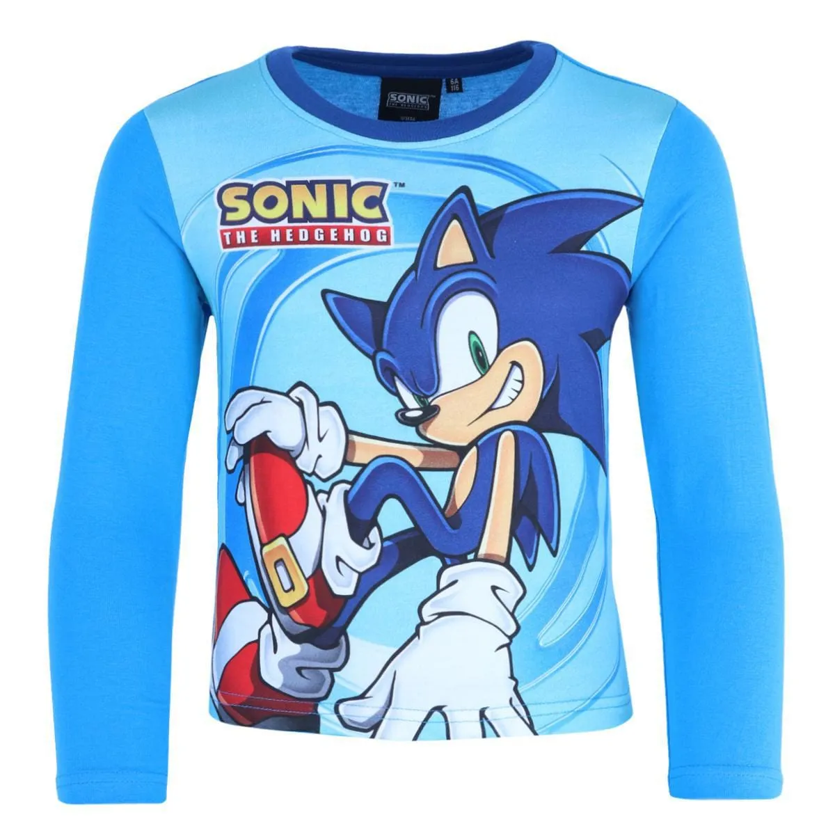 Textiel Trade Boys Sonic The Hedgehog Long Sleeve Pajama Set