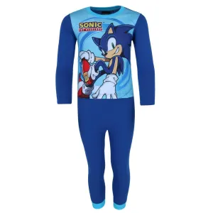 Textiel Trade Boys Sonic The Hedgehog Long Sleeve Pajama Set