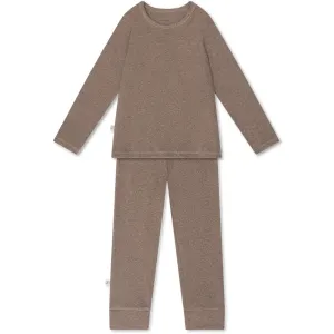 That's Mine Brown Melange Christer Homewear Set