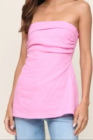 Non Chafing Side Seams The Avery Strapless Top