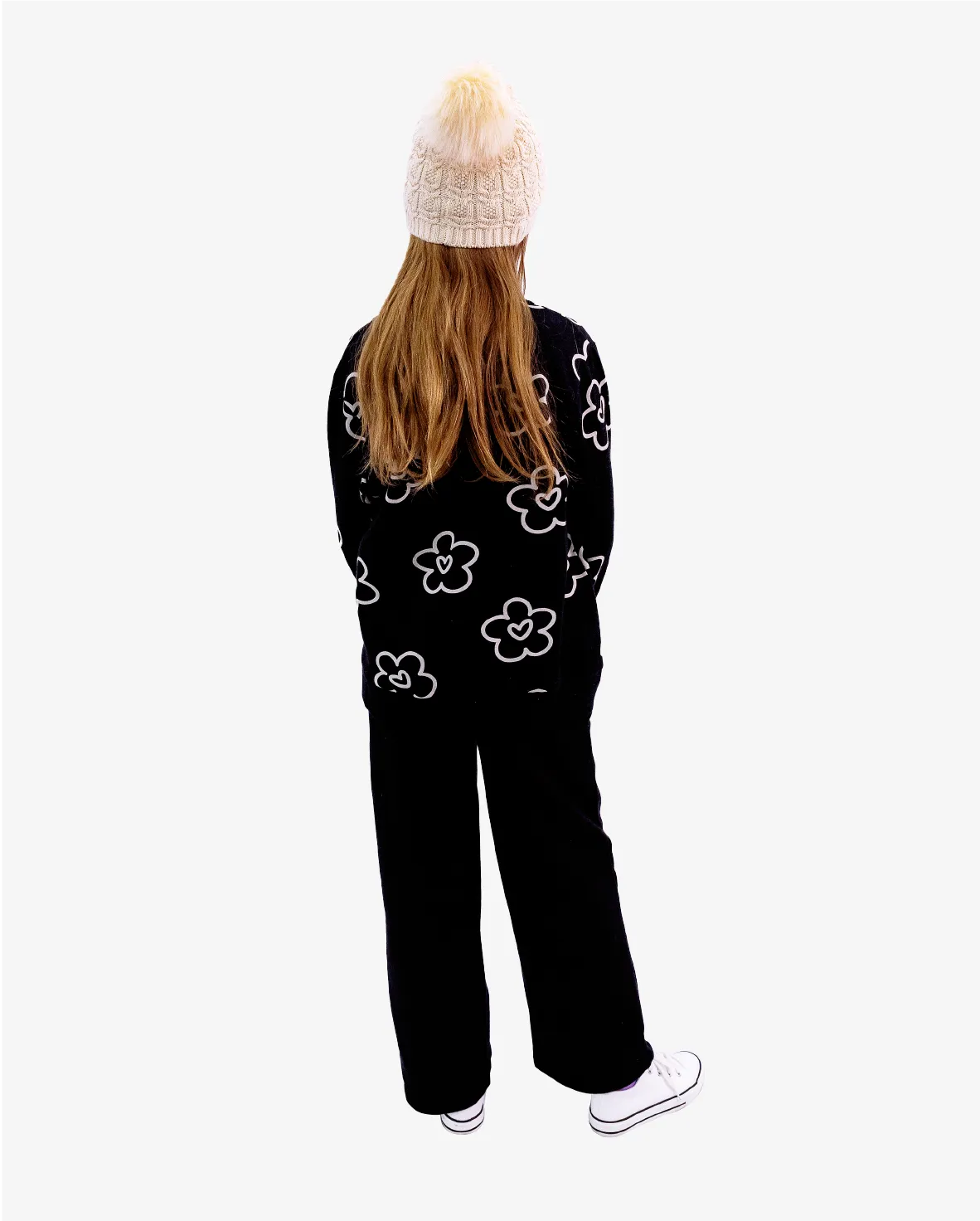 THE GIRL CLUB - BLACK ESSENTIALS LOUNGE PANTS