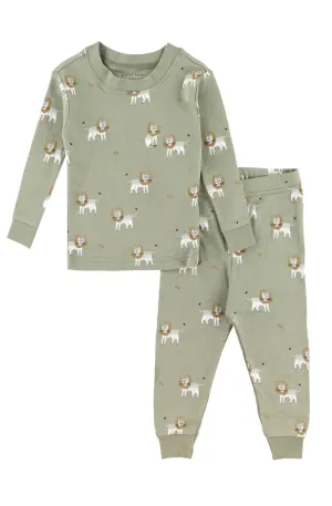 The Lion Pajama Top & Bottom Set - KIDS