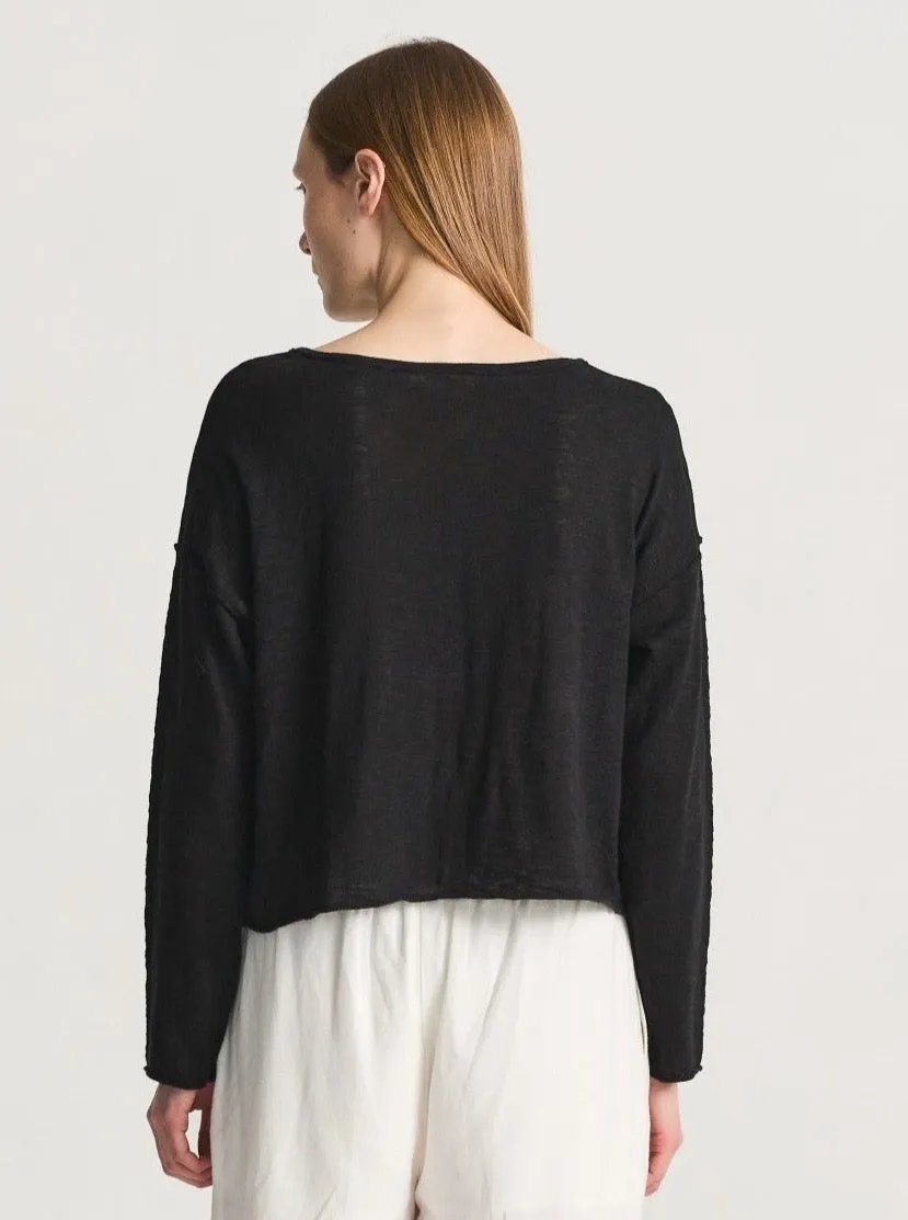 Recycled Polyester Material FlexFoamInserts The Lou Top- Black