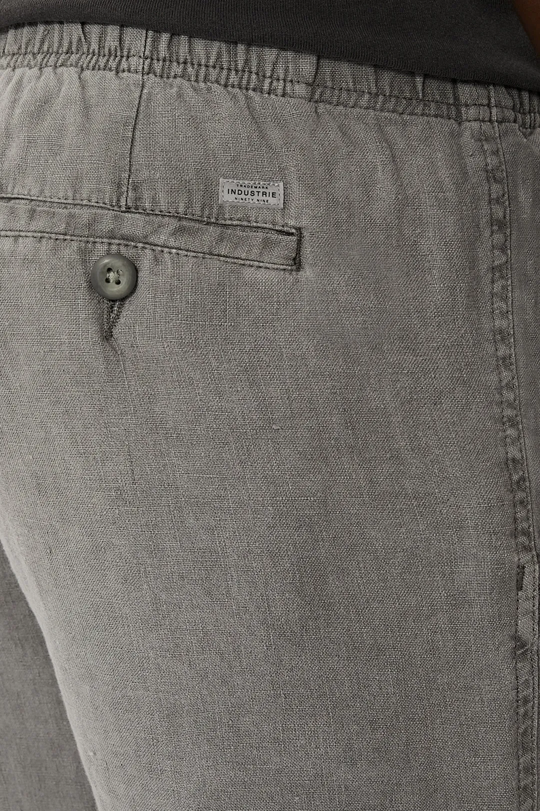 The Marina Linen Short - Asphalt
