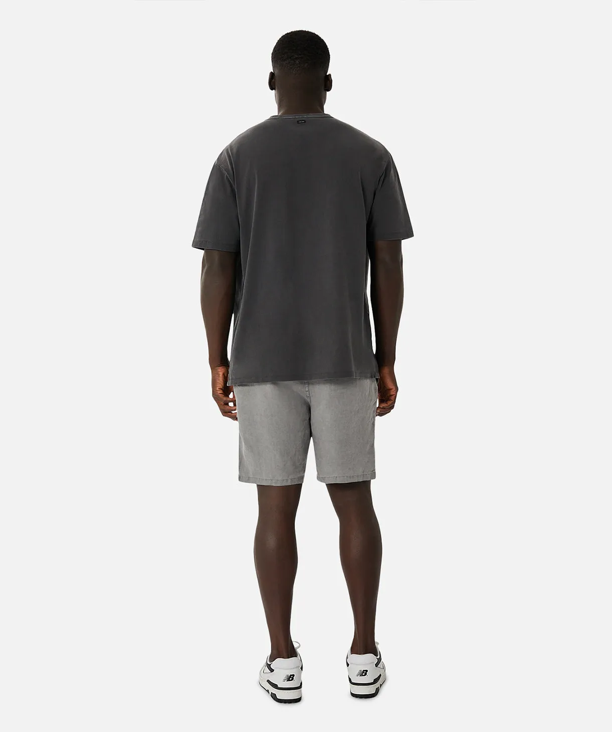 The Marina Linen Short - Asphalt