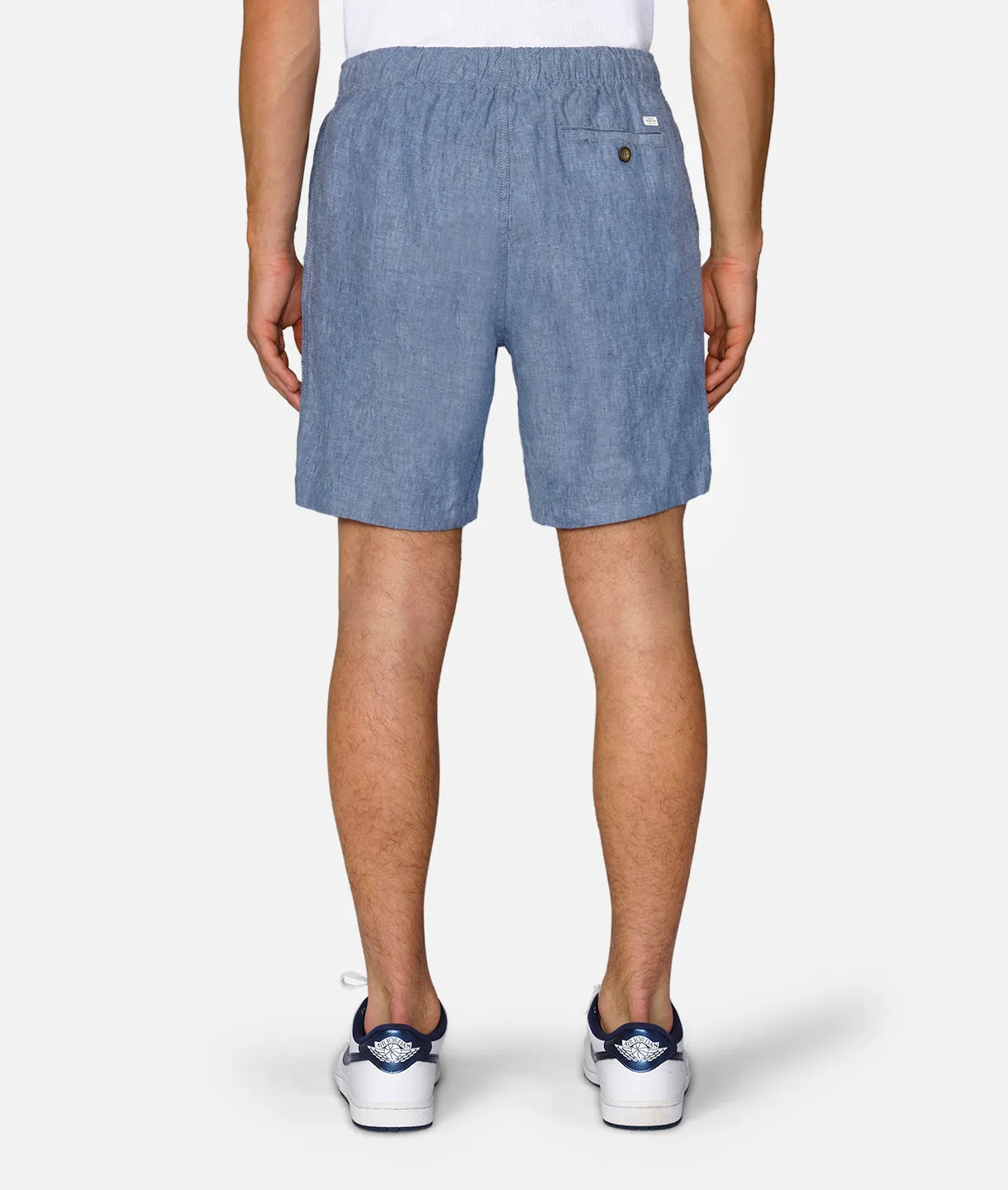The Marina Linen Short - Dk Chambray 24