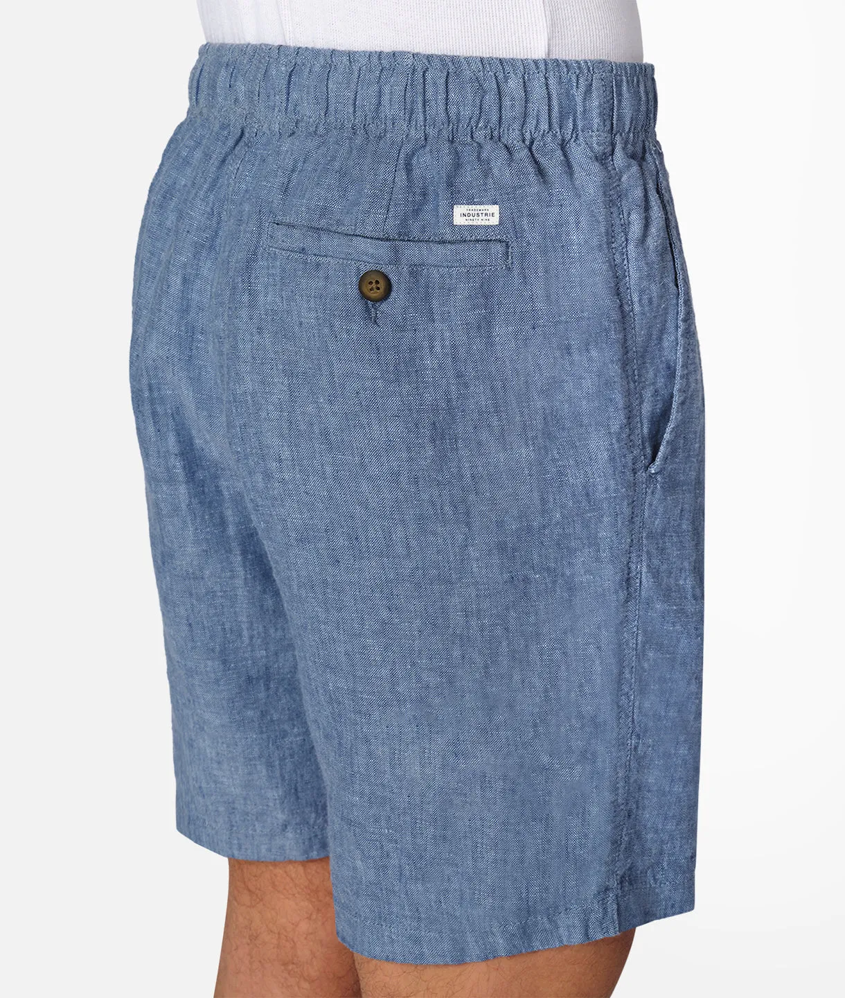 The Marina Linen Short - Dk Chambray 24
