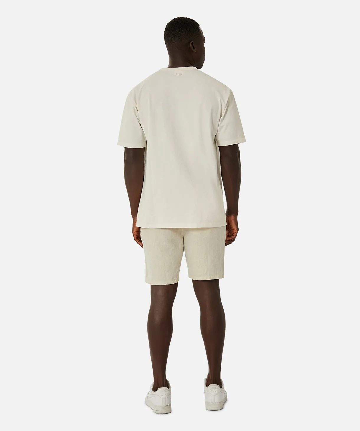 The Marina Linen Short - Ecru