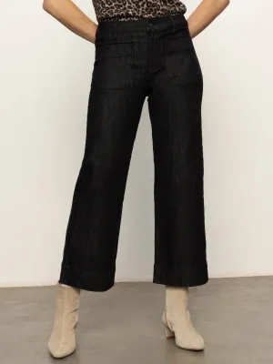 The Marine Jean After Hours Double Layered Hem Laser cut