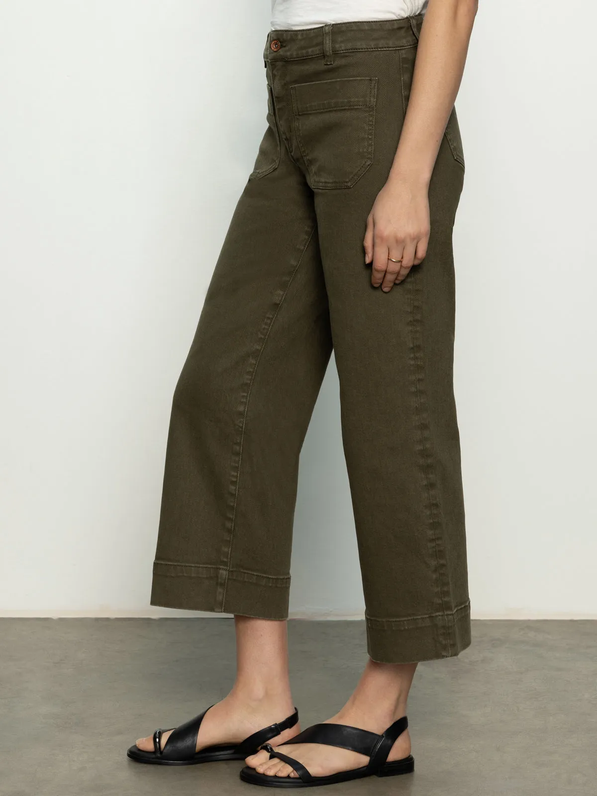 Cozy Stretch The Marine Standard Rise Denim Pant Fatigue
