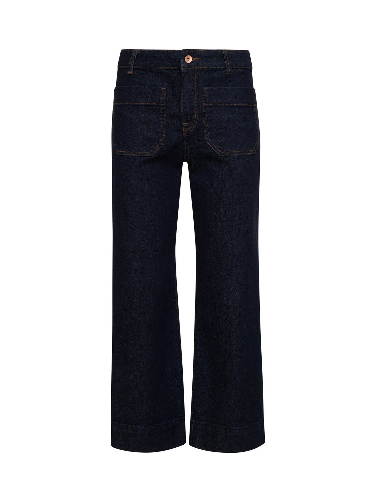 The Marine Standard Rise Denim Pant Magnetic Cozy Stretch Fit Workout-ready