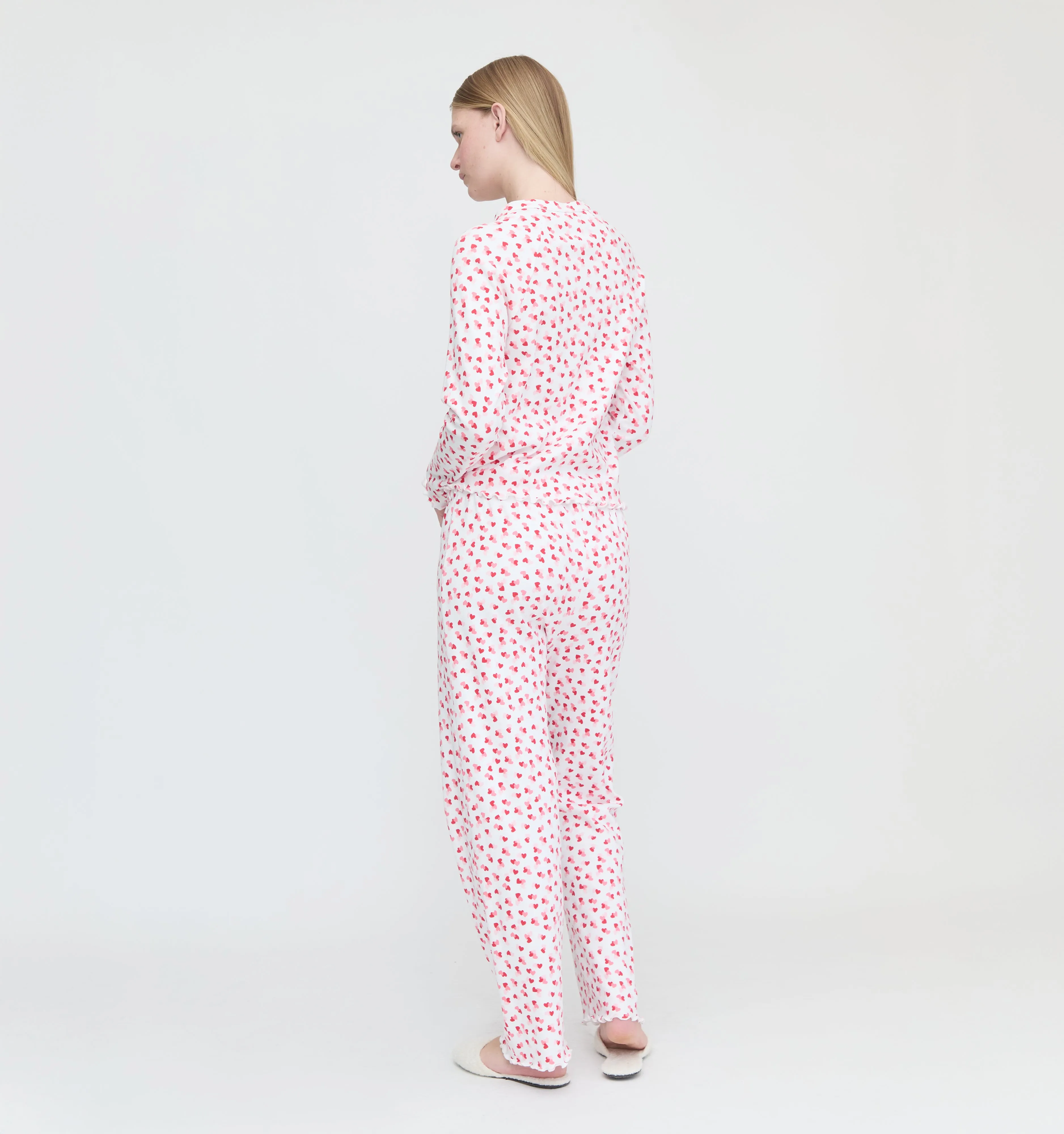 The Olivia Pajama Set - Lots of Hearts