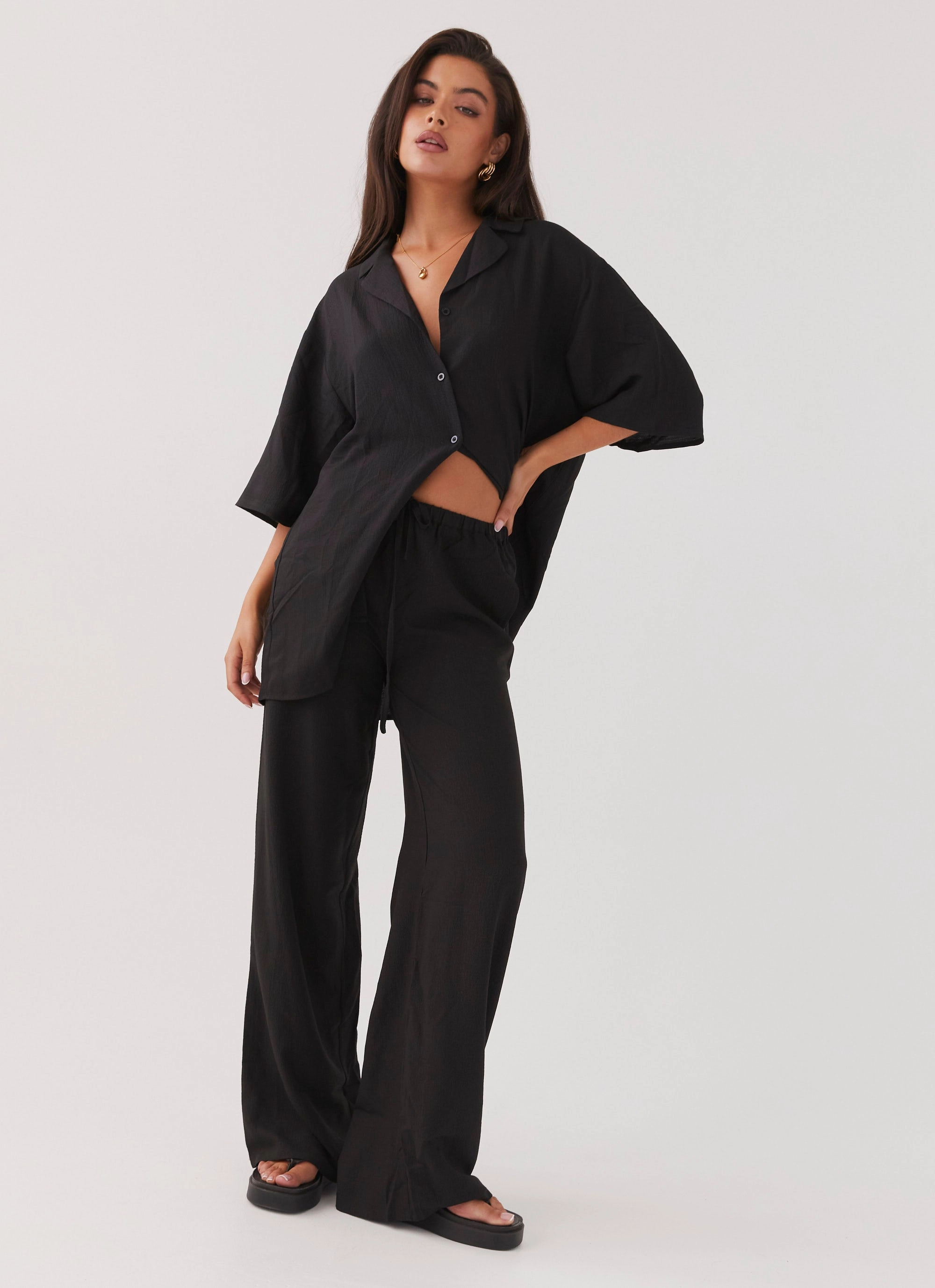 Flexible Look The Good Days Pants - Black
