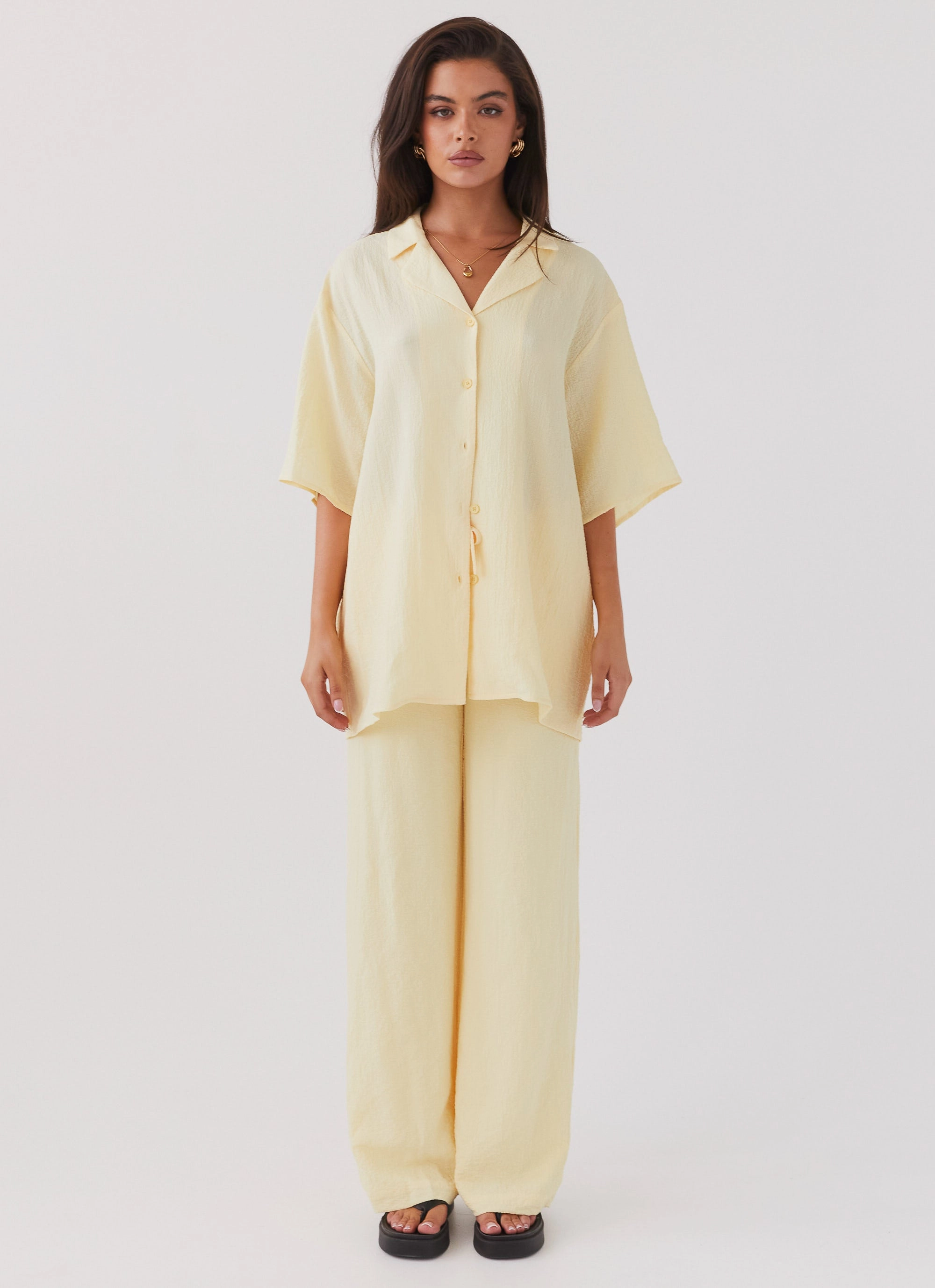 Cozy Comfort The Good Days Pants - Lemon