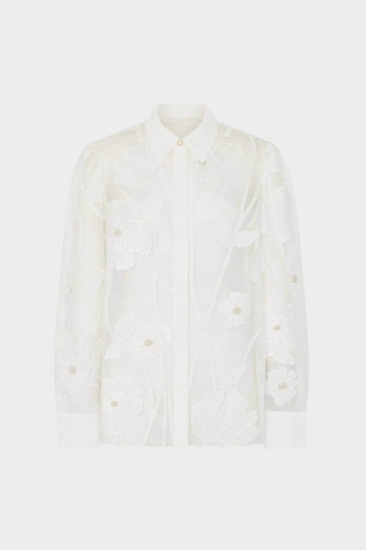Ashton Grand Fleur Embroidered Top ReinforcedHems