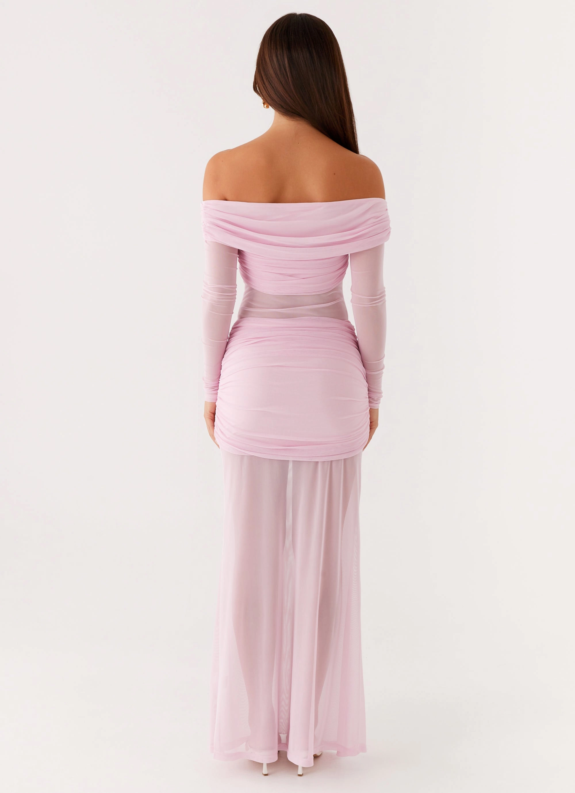 Lounge Moment Olive Tone Alter Ego Maxi Dress - Pink