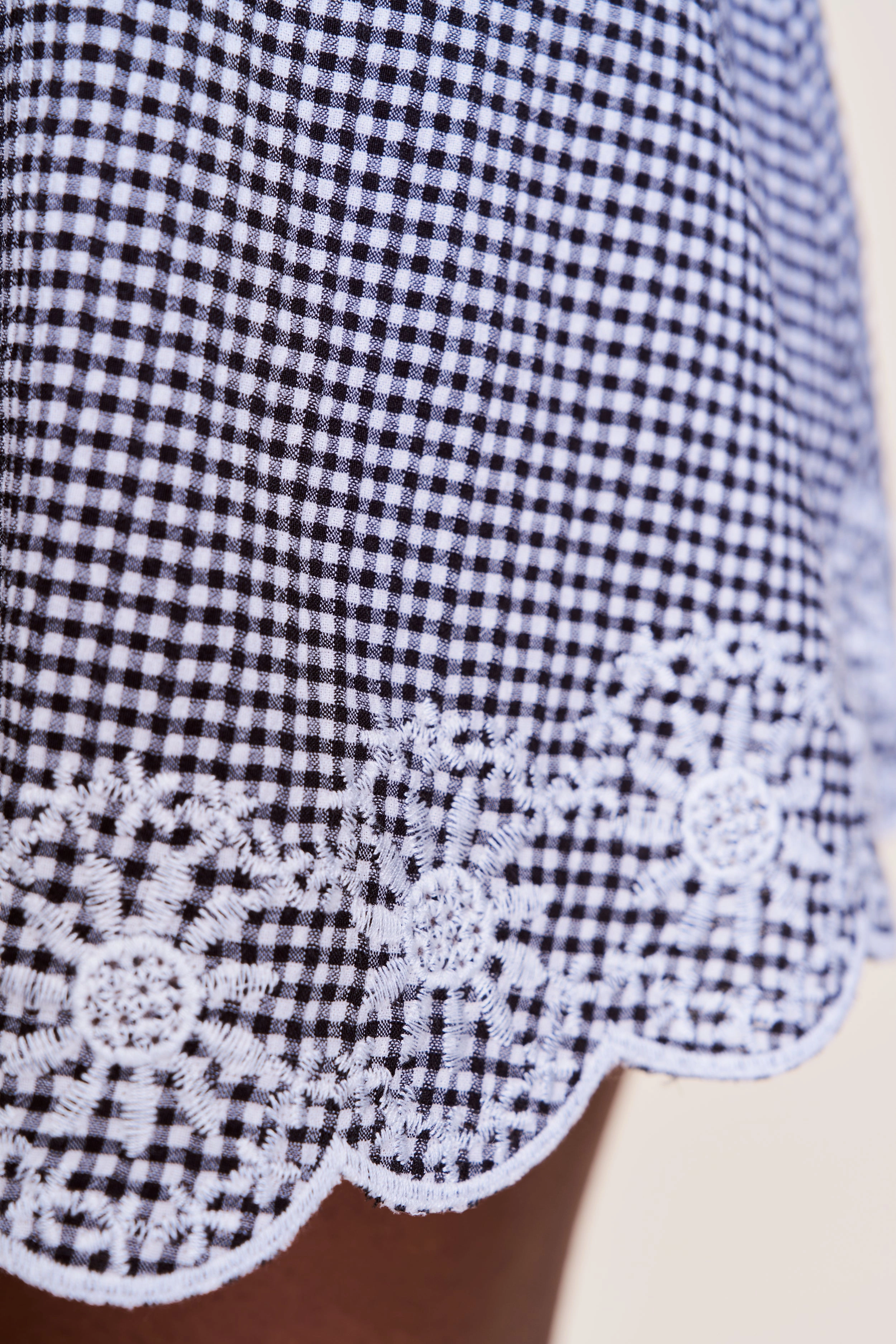 Maelle Gingham Mini Skirt Day To Night Smooth Layer