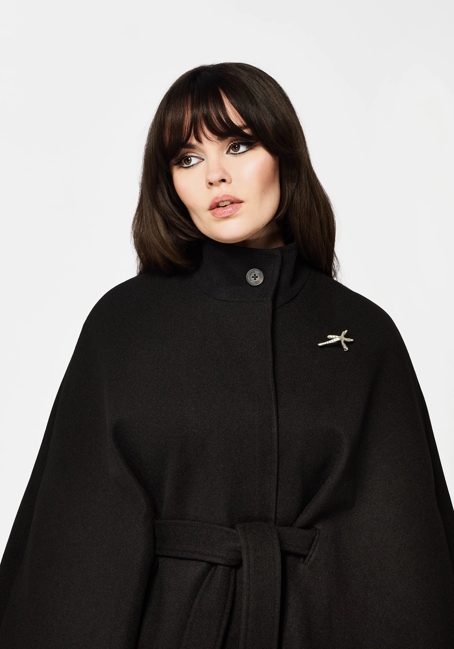 Althea Pin Detail Cape FlexFoldPackaging